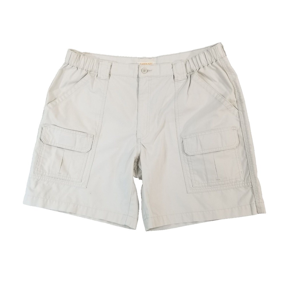 Savane cargo hiking shorts men's 38x8 off white comfort waist outdoor